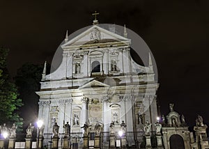 Church of St Peter & St Paul by night