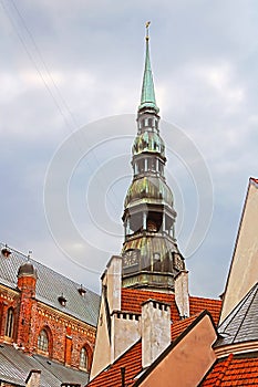 Church of St. Peter St. Peter`s Church, Petrikirche, Riga photo