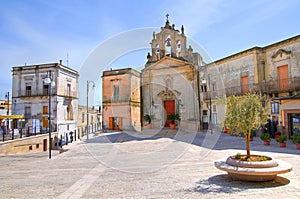 Church of St. Rocco. Montescaglioso. Basilicata. Italy. photo