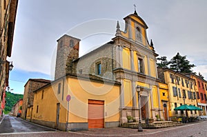 Church of St. Rocco. Ponte dell'Olio. Emilia-Romagna. Italy.