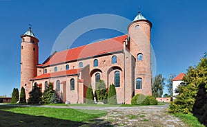 Church of St. Roch and John the Baptist in Brochow, Frederic Chopin was baptized there, Poland