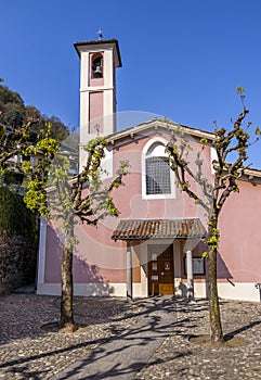 The church of St. Roch in Morcote, Switzerland