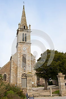 Church of St Samson Notre Dame de Beauport in Paimpol, Cotes-d\'Armor, Brittany, France
