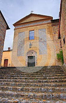 Church of St. Silvestro. Salsomaggiore. Emilia-Romagna. Italy.