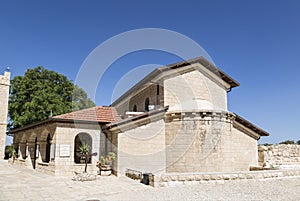 Church of St. Stefan in the monastery Beit Jamal. Israel photo
