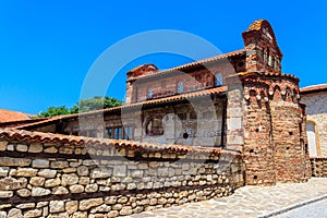 Church of St. Stephen in old town of Nessebar, Bulgaria. UNESCO World Heritage Site