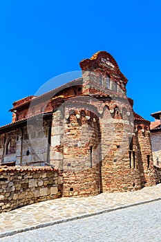 Church of St. Stephen in old town of Nessebar, Bulgaria. UNESCO World Heritage Site