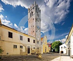 Church of St. Stephen (Sveti Stjepan) in Motovun. Croatia