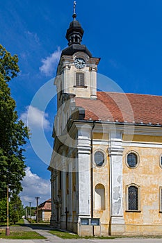 Kostel sv. Štěpána v obci Jablonica