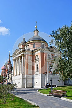 The church of St. Varvara. Street Varvarka. Moscow, Russia