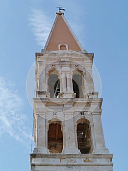 The church in Stari Grad in Croatia