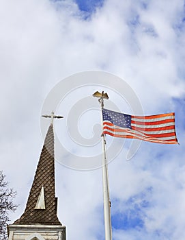 Church State Steeple Flag