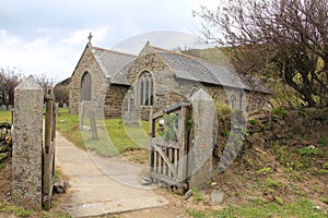 Church Of Storms - St Winwaloe`s, Gunwalloe Cove, Cornwall.