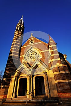 church at street in melbourne