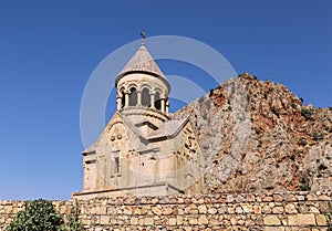 Church Surb Astvatsatsin in the medieval monastery of Noravank in Armenia.