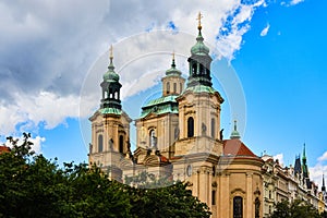 Church sv.Mikulase on Staromestske namesti, Prague photo