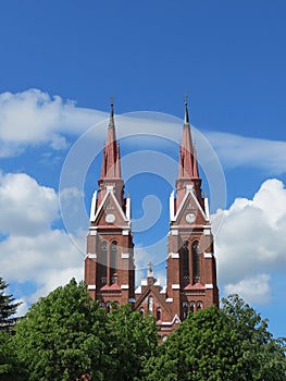 Church in Sveksna, Lithuania