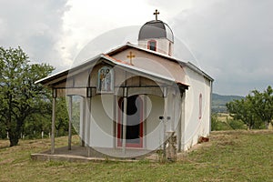 Church Sveta Trojica, near village Vojnegovac, Serbia