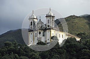 Church of SÃÂ£o Francisco de Paula in Ouro Preto, Brazil. photo