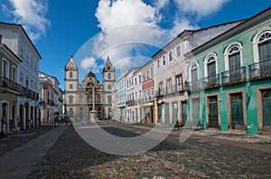 Church of SÃÂ£o Francisco in Pelourinho Salvador Bahia Brazil