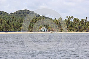 Church of SÃ£o Fancisco built in the 18th century on Praia dos Carneiros, in Pernambuco, Brazil.