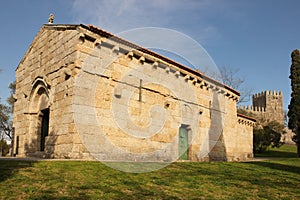 Church of SÃ£o Miguel do Castelo. Guimaraes. Portugal