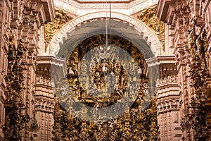 Church of Taxco, Guerrero. Mexico. Inside