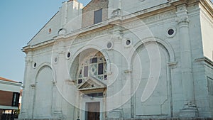 Church Tempio Malatestiano in Rimini, Italy