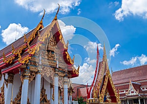 The church of the temple is beautifully in Thailand.