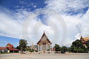 The church in temple at Sattahip, photo