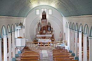 Church of Tenaun, Chiloe Island, Chile photo