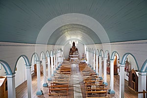 Church of Tenaun, Chiloe Island, Chile photo