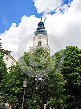 Church on the territory of Nitra castle