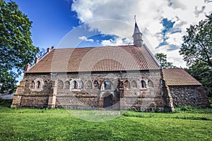 Old church in Chlebowo, Poland