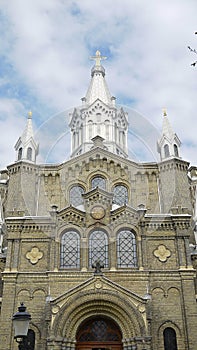 Church tower.