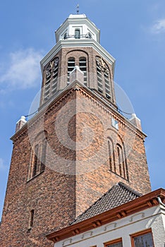 Church tower in the center of Winschoten