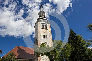 Church tower, church of the Assumption of Mary