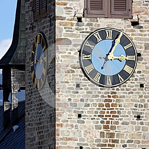 Church Tower with Clock photo