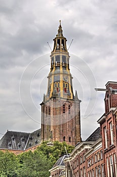 Church tower of Groningen, Holland