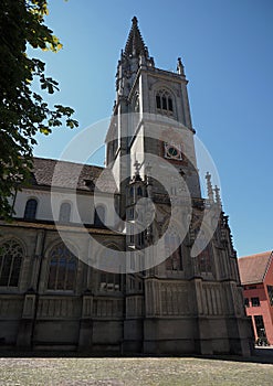 Church Tower in Konstanz in Baden Wuertemberg, Germany