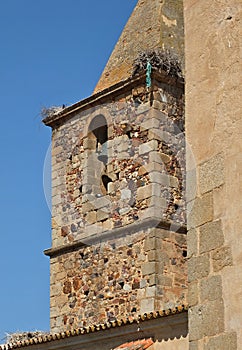 Church tower of La Coronada, Badajoz - Spain photo