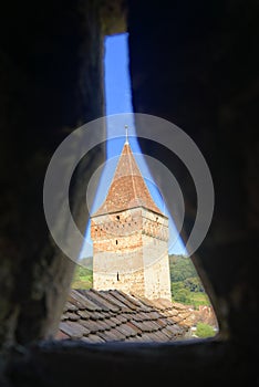 Church tower, Mosna, Romania