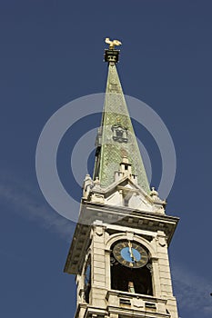 Church tower in St. Moritz
