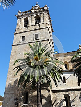 Church tower in Villanueva de la Serena photo