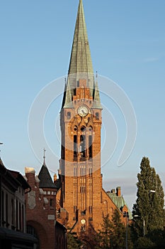 Church tower in Wroclaw, Breslau, Poland. photo