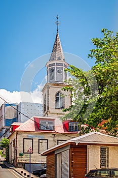 Church in town of Basse-Terre, Guadeloupe