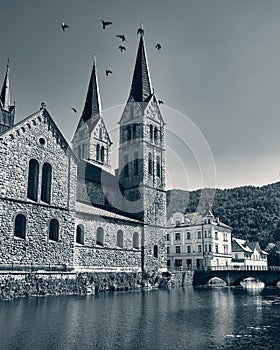 Church at town Kocevje