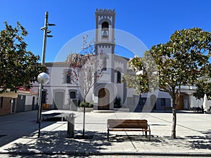Church in the town of L`Estartit photo