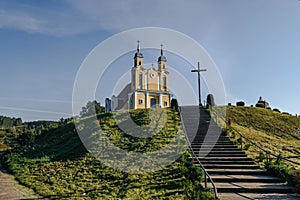 Church of the Transfiguration of the Lord in Kreva, Belarus.