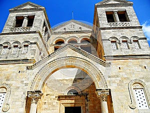 Church of the Transfiguration on Mount Tabor in Israel